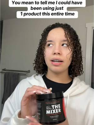 The Mixer is truly the only product you need for your wash and go!  It takes the place of a leave in, cream, and a gel.#momsandaughters #twintalk #curlyhair #curlyhairproducts #curlyhairtips #Inverted @TheCurlFactor 