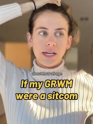 I think I’m watching too much Seinfeld. I’ve never been more obsessed with a video of mine. 😍 #sitcom #laughtrack #grwm #sitcomseries #lol 