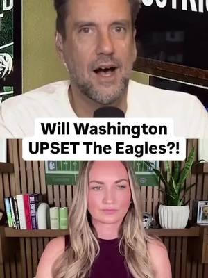 Will Washington upset the Eagles in the NFC Championship Game? @claytravisoutkick @kellyinvegas #outkick #claytravis #kellyinvegas #eaglesfootball #washingtoncommanders #nfl #NFLPlayoffs #nflfootball #nfltiktok #playoffs #football #footballtiktok #sportstiktok #sports