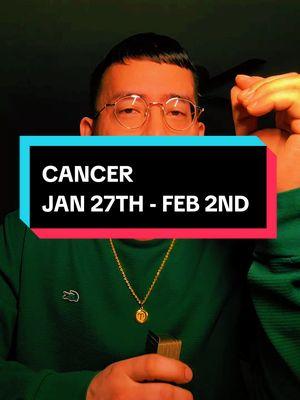 CANCER ♋️ January 27th - February 2nd Tarot Reading  #cancer #cancertarot #cancertarotreading #cancersun #cancermoon #cancerrising #cancerhoroscope #cancers #cancerweeklytarot #cancerzodiac #cancerreading #cancer2025 #cancergirl #cancergang #cancerenergy #cancer♋️ 