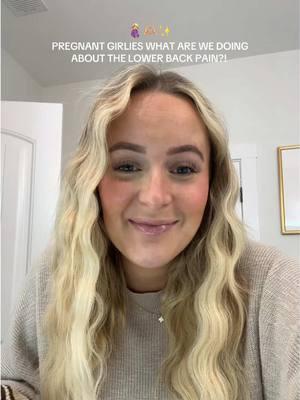 pregnant girlies or mamas what are doing about the lower back pain?! 😵‍💫🤰🏼🫶🏼 #pregnancytiktok #pregnancylife #pregnant #relateable #pregnancybackpain 