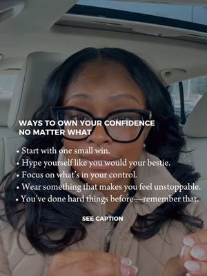 I remember a season in my life where I felt like everything was up in the air. The ground beneath me didn’t feel steady, and self-doubt? Oh, she was loud. I kept thinking, “How do I show up when I don’t even feel like myself?” But then I realized something: confidence isn’t about having it all figured out. It’s about choosing to believe in yourself, even when things feel shaky. Here’s what helped me build mine, one step at a time: 	1.	Start with one small win today. Confidence doesn’t have to start big. It’s as simple as checking one thing off your list. 	2.	Talk to yourself like you would your best friend. The way you speak to yourself matters. Would you tear your best friend down? Exactly. 	3.	Focus on what you can control. When life feels out of control, shift your energy to the things you can influence. 	4.	Wear what makes you feel unstoppable. Sometimes confidence starts with a bold lip or that outfit that makes you stand taller. 	5.	Remind yourself: you’ve done hard things before. Life hasn’t taken you out yet, and it won’t this time either. Confidence grows in the moments you choose to try anyway. It’s not about perfection; it’s about showing up, step by step, for yourself. In Femme Nouveau Society, we dig into what it takes to rebuild that trust in yourself, to show up with intention, and to elevate every part of your life—no matter what season you’re in. Click the link in my bio to apply. It’s time to trust yourself again, sis. You’ve got this. Let’s do it together. #CapCut #candicedenise #fyp #confidence #mentortiktok 