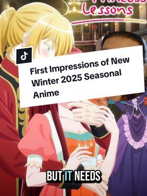 First impressions of new seasonal anime that I'm watching! Not including the season 2+ since honestly they're all really good and I have like no notes and I'm assuming you know about them  #animereview #winteranime2025 #amekumddoctordetective #iwanttoescapefromprincesslessons #sakamotodays #medalist #farmagia #villainessanime #imaybeaguildreceptionist 