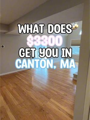 looking to live outside of Boston but still have a super easy commute to Boston? this is the condo for you!  extremely spacious, 2 parking spots included, in unit laundry, right by the highway, commuter rail, wegmans, target, Marshall’s & so much more!  who wants to live here!? 👀 #massachusetts #condotour #canton #rental 