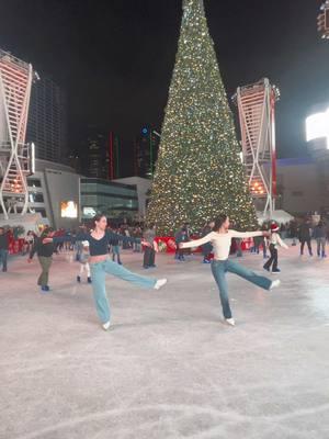 good luck at nationals @🩵 josephine 🩵 !!! #figureskating #IceSkating #iceskatingtiktok #fyp #skating #fypシ゚viral #winter #losangeles #foryou #blowthisup #lalive #viralvideo #iceskater #outdoorrink #outdooriceskating 