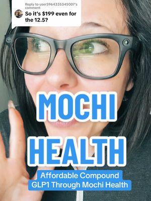 Replying to @user5964335345007 Affordable GLP1 Compound tirzepatide through Mochi Health #gIp #compoundtirzepatide #compoundsemaglutide #joinmochiaffiliate @Dr. Myra Ahmad MD // Mochi @Mochi Health  #joinmochi #mochihealth