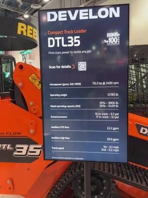 Develons new Track Loader#doosan #skidsteer #heavyequipment #bluecollar #worldofconcrete #bobcat 