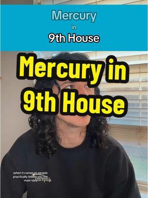 Mercury in the 9th house #astrology #learningastrology #mercury #9thhouse 