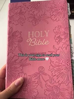 Read your Bible!!!!!!! Has a plan for you to read in one year!!  Also has at the back of the Bible verse finder !!! When you need acceptance, courage,blessings,Hope and many more!!🩷🩷#viralvideo #trending #fyp #biblestudy #christiantiktok #jesussaves #bible #kjvbible 