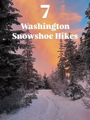 Make your winter adventures filled with wonder and add these top snowshoeing trails in Washington to your list on #AllTrails ❄️ PS: Be sure to check weather conditions before hitting the trails 👍 📹 @erinphippstravels 📍Washington #exploreoutdoors #winterhiking #washingtontrails