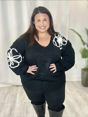 I am wearing the 5XL in this top and I am usually an 18/20 top Find this in TikTok shop  ( I also realize this is available in other places but this is not about them 🤣🤣🤭)  #plussizefashion #curvyfashion #plussizestyleinspo #plussizestyle #plussizesweater #plussizetops 