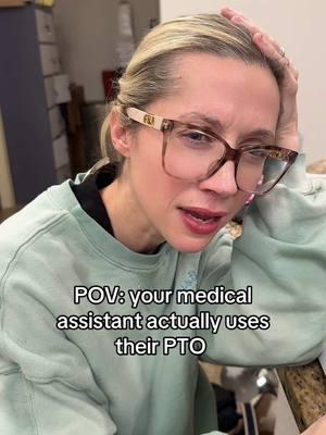 @DR GEE | Dermatologist thought pto was optional 😩💀 #dermatology #healthcarehumor #medicalhumor #medicalassistant #austintexas #dermatologist 