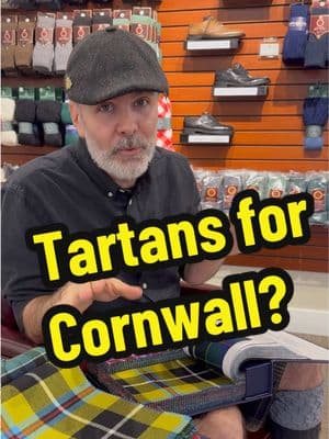 Would YOU wear these Cornish tartans? . . . . #cornwall #cornish #tartans #uk #viral #fyp #fypシ 