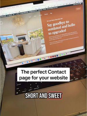 By the time they get to your contact page, we want them to feel that allll their questions have been answered and they’re confident in reaching out to you 🌹 #webdesignerlife #webdesigner #wordpressdesigner #showitwebdesigner ##squarespacedesigner##wordpresswebsite##squarespace