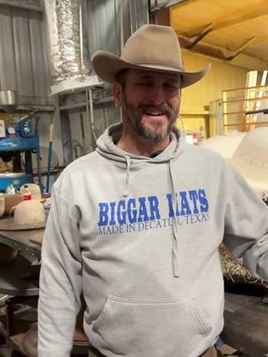 Part Two with the one and only Jeff Biggars @Biggar Hat Store  • • • #herradurahats #strawhats #biggarhats #madeintexas #rodeo #cowboyhat #hatshaping #handmade #custom #handcreased #rodeo #SmallBusiness 