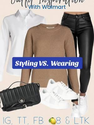 #stylingvswearing #stylingtips #styleinspo #affordablefashion #walmartfashion 