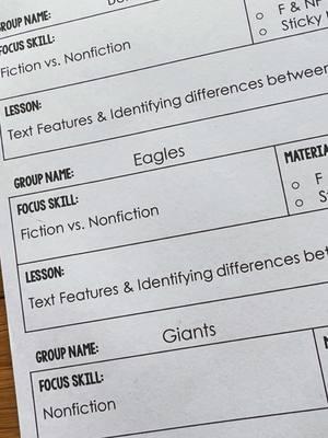 Small Group lesson planning, simple & so helpful! 😍👏🏻 #teacherplanner #teachertips #teacherlife #teacherlife  