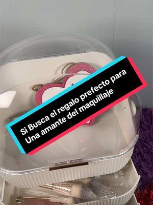 Si busca el regalo perfecto para una amante del maquillaje?? Este organizador es la respuesta @Yiqi department store #glamur #organizacion #maquillaje #lennytiktokshop #cosmetico#giftideas #valentinesdaygift #belleza #tocador #asmr #fypシ #ahorra #rutinadiaria #organize #makeup #cosmetic #storage #box 