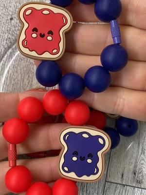 #peanutbutter #jelly #tag #keychan #cupcharm #cup #DIY #beads #myprettyposhprincess 