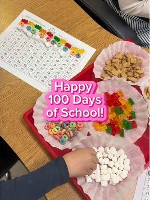 The sheets are a free resource in my TPT store! 🤗 Happy 100 Days of School! #teachersoftiktok #100thdayofschool #mscraftkindergarten #mathactivity #mscraftkindergarten 