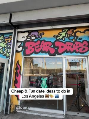 Cheap & Fun Date Ideas in Los Angeles 🐻🎨🌟 #fluidbear #fyp #paintingart #beardrips #art #losangeles #paintandsip #thingstodoinla #dateideaslosangeles #datenight 