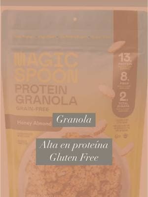 Snack gluten free alto en proteina. #magicspoongranola #snackaltoenproteina #glutenfree #meriendassaludables #meriendasaltasenproteina 