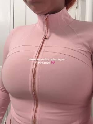 My favorite share of pink! 🎀 @lululemon #lululemon #pinkhaze #definejacket #fyp #pink #tryonhaul #foryoupage #viralvideo #pinklover #rosegold 