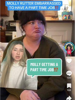 Molly RUTTER embarrassed to have a part time job⁉️ #mollyrutter #jobsearch #contentcreator #dating #datingadvice #fyp 