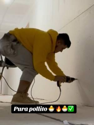 Pura pollito 🐣🔥✅#tornadosdrywall #nasvhille #drywallfinisher #drywaller #drywalllife #tennessee #drywall #construction 