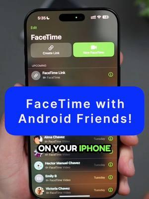 FaceTime with Android Friends! #FaceTime #TechTips #AndroidToiPhone #Link #iPhoneTips #AppleTips #StayConnected #TechMadeSimple