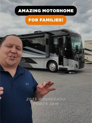 Is this the perfect motorhome for families? It might just be! #familyrv #familyroadtrip #rvwithkids 