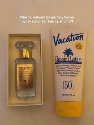 linked on video | this is summer in a bottle and it smells HEAVENLY 🥥☀️🌴  I’m going to be wearing this perfume all summer 😍 “Vacation” by @Vacation Inc. #vacationsunscreen #vacationsunscreenperfume #Summer #summerperfume #sunscreen #perfume #fragrance #summerscent #tiktokshopjumpstart 