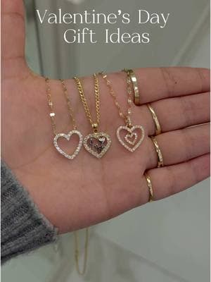 Gift ideas💝 14k Gold Heart Chain Sets⭐️ available on ABANDJEWELRY.COM💎 #jewelry #gold #abandj #14kgold #giftsforher #jewelrytok #Love #heart #ValentinesDay #parati #fypシ #fyp #hearts 