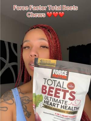 Force Factor Total Beets Chews ❤️❤️❤️ @Force Factor #forcefactor #forcefactortotalbeets #beets #bloodpressuresupport #hearthealth #trend #viral #tasty #neetchews #healthiswealth #yum #TikTokShop #shop #vitamins 