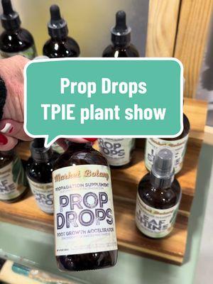 It was so nice to finally meet the team in person. Prop drops are amazing if you have tried them you know. @Market Botany I loved the booth and truly love watching you grow #marketbotany #propdrops #plantmom #tpie2025 #plantcommunity 