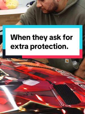 Sometimes, you just want extra protection. 🤙 #ceramiccoating #itasha #carwrap #xpressskins 