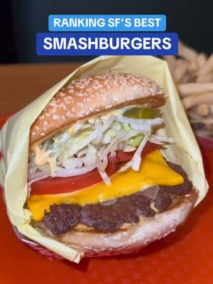 Smashburgers have hit critical mass in SF. We’ve tested them all and ranked them. Link in bio to check out the full list. #InfatuationSF #EEEEEATS #Smashburgers #Burger #SF #burgers 