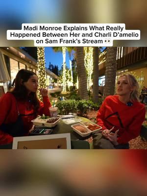 Madi Monroe explains what really happened between her and charli D’amelio on Sam Franks stream #samfrank #samfrankclips #madimonroe #charlidamelio 