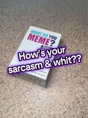 #GameNight #whatdoyoumeme #memefun #gamefun #friendsfun #gamefun #cardgames #adulthumor #hangwithfriends #familyfun #partyfun 