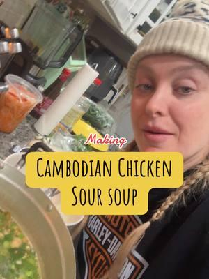 Youngest is sick so I’m Making Sgnow Sach Moun - Cambodian Chicken Sour Soup.  . . . #cambodian #cambodianfood #khmer #khmertiktok #khmertiktok🇰🇭 #cambodia #soup #asianfood #cook #cooking #cookingathometiktoktv #cookwithme #lowell #khmerfood #Recipe #food 