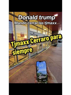 Donald trump cerró las tjmaxx#donaldtrump2020 #tjmaxx #ross #losangeles #2025 #presiden #presidente 