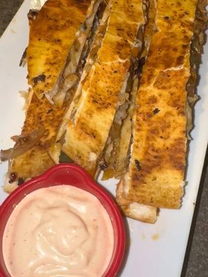 Real Simple Quesadilla Strips W/##yeatp_##quesadilla##strips##fyp##shrimp##salmon##viral