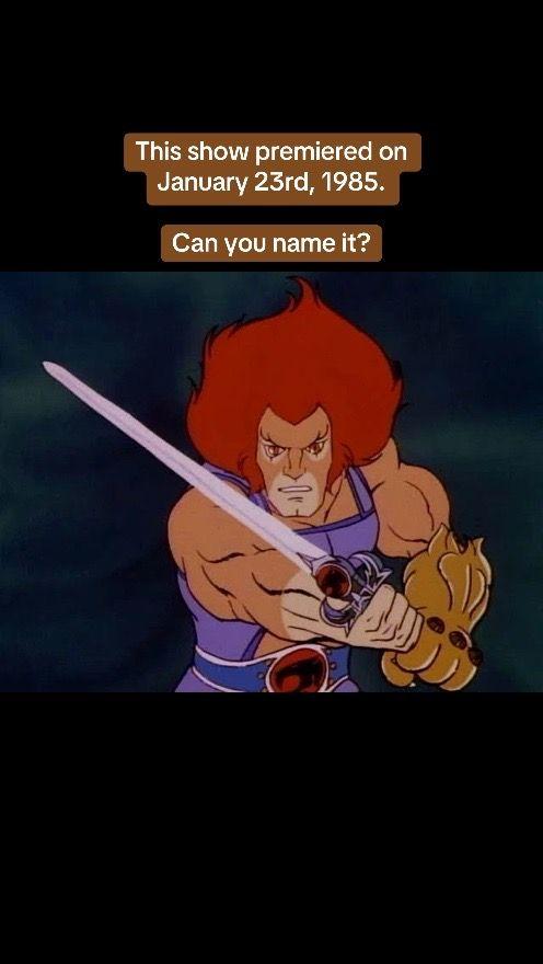 🦁 After his home kingdom is destroyed by the ancient devil priest Mumm-Ra, the young Thundercat Lord Lion-O leads a team of survivors as they fight evil on Third Earth. #vintage80s #80snostalgia #genxmemories #namethatshow #memoriesunlocked #80schildhood #genxtiktokers #genxtiktok #genx #80svibes #80skid #Thundercats #ThundercatsHo