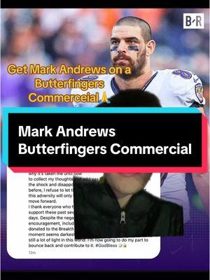 This would be the GREATEST Commercial Ever! #nfl #ravens #funny #meme #markandrews #football #sports #candy #butterfingers #bengals #fyp #trending 