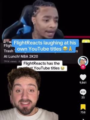 Flight reacted to my video on his out of pocket YouTube titles 😂🔥 #flightreacts #lospollos #nbamemes #cashnasty #stephcurry 