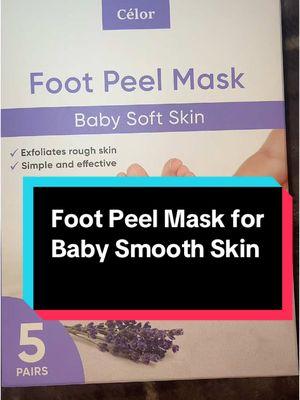 Be mindful when using the foot mask it does take a few days to start seeing results.. you will start to see peeling within the first week or two #footpeelmask #softfeettips #feet #babysoftskin #smoothfeet 