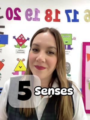 Entre otras cosas, esto me funciona muy bien para repasar el tema de “5 senses” con mis alumnos. #lamissdany #teachertiktoker #teacheroftiktok #teacherlife #coolteacher #preschoolteacher #teachertips #funactivitiesforkids #happykids #ideasforyou #foryourclass #5senses 