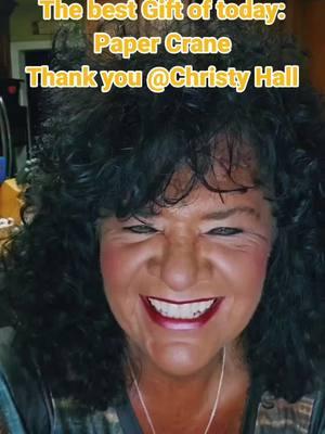 Thank you for the great Gift sent to my LIVE! Your appreciation for my content means a lot to me. @Christy Hall #livegift #papercrane 