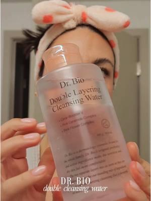 gets rid of all that makeup while not stripping your skin of moisture! @dr.bio_global #skincare #skintok #skin #kbeauty #drbio #facial #cleansingwater #2in1Cleanser #hydratingcleanser #probioticskincare #gentlecleansing #micellarwater #sensitiveskincare #makeupremover #moisturizingcleanser #skinbalance #cica