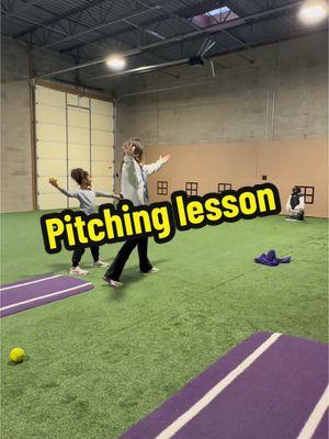 Snippet into an actual lesson with an 8 and 9yr old.  This little duo is SO cute.  We are working on good arm path, not rubberbanding her arm and driving hips forward, not turning.  So proud of these two!  #softballtiktoks #pitchingmechanics #pitchingdrills #pitchingcoach #fastpitchpitcher #8upitcher #9upitcher #pitchingpractice #pitchingtips #pitchingtiktok #pitchingpractice #pitching101 @GirlsSoftballFamily 🥎 